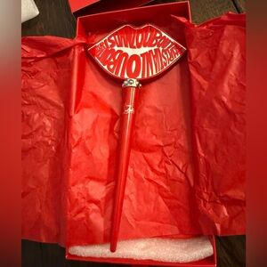 Christian Louboutin lip shaped mirror NIB